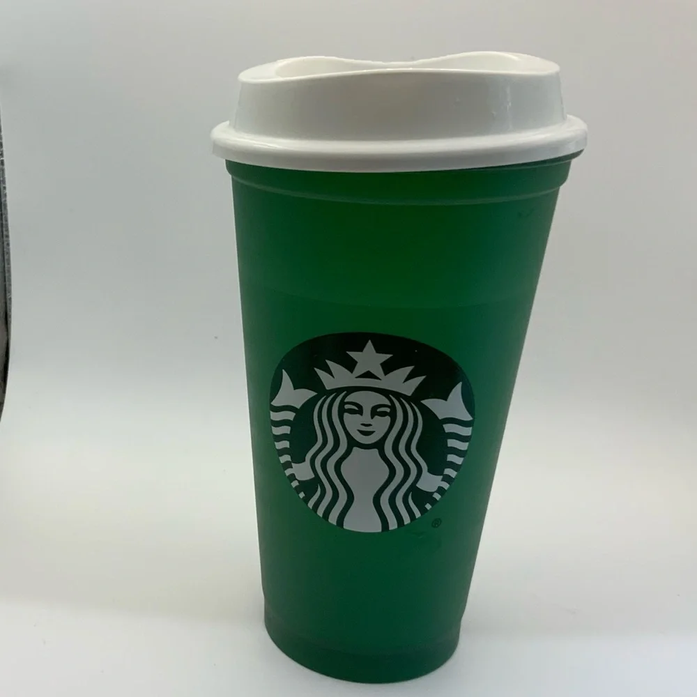 Starbucks Color Changing Coffee Green Tea Travel Reusable Hot/Cold Cup Gift